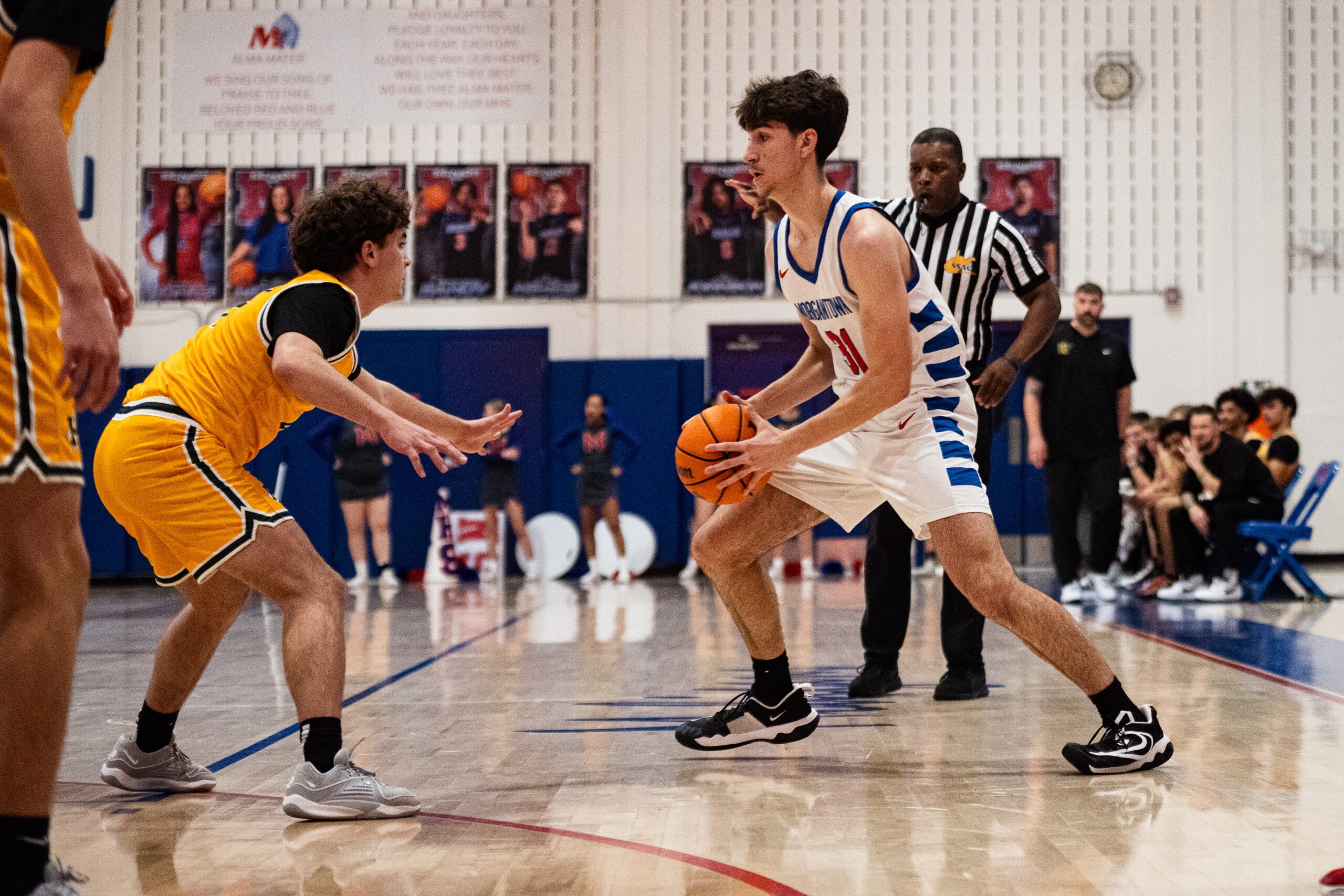 Colistra’s double-double propels Morgantown to 67-38 victory over Huntington; Hawks fall to Washington 65-49 on Day One of LG Holiday Classic